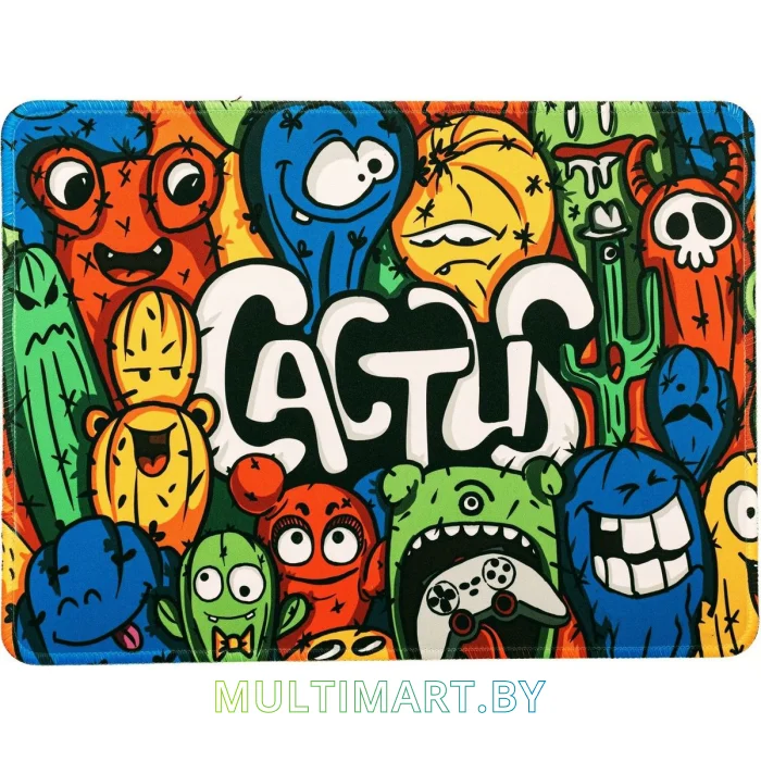 Коврик для мыши CACTUS Colorful Cacti (CS-MP-PRO07XL)